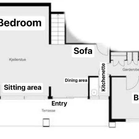 Fjord View In With Free Parking Apartment
