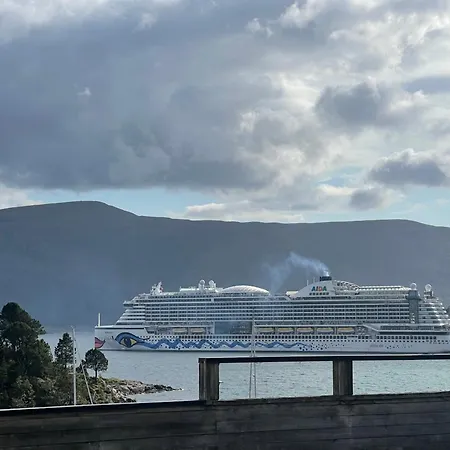 Fjord View In With Free Parking 公寓